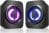 Computer Speakers,RGB PC Speakers, USB Powered 3.5mm Aux Speaker for Desktop, PC, Laptop, Tablet – Small Computer Speakers | Clear Sound & 7-Color Dynamic Lighting