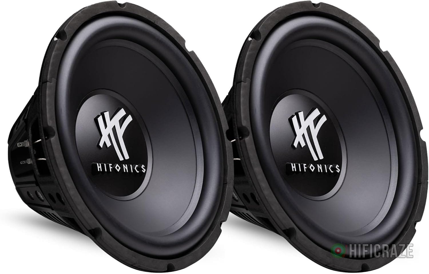Hifonics Pair of 12 Inch Subwoofers, 800 Watt Max 400 Watt RMS Car & Powersports Speaker, HFX12D4 1 Hifonics Pair of 12 Inch Subwoofers, 800 Watt Max 400 Watt RMS Car & Powersports Speaker, HFX12D4