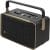 JBL Authentics 300 – Retro Style Wireless Bluetooth/WiFi Home Speaker, Built in Battery (4800mAh), Music Streaming Services via Built-in Wi-Fi, Built in Alexa and Google Assistant (Black/Gold)