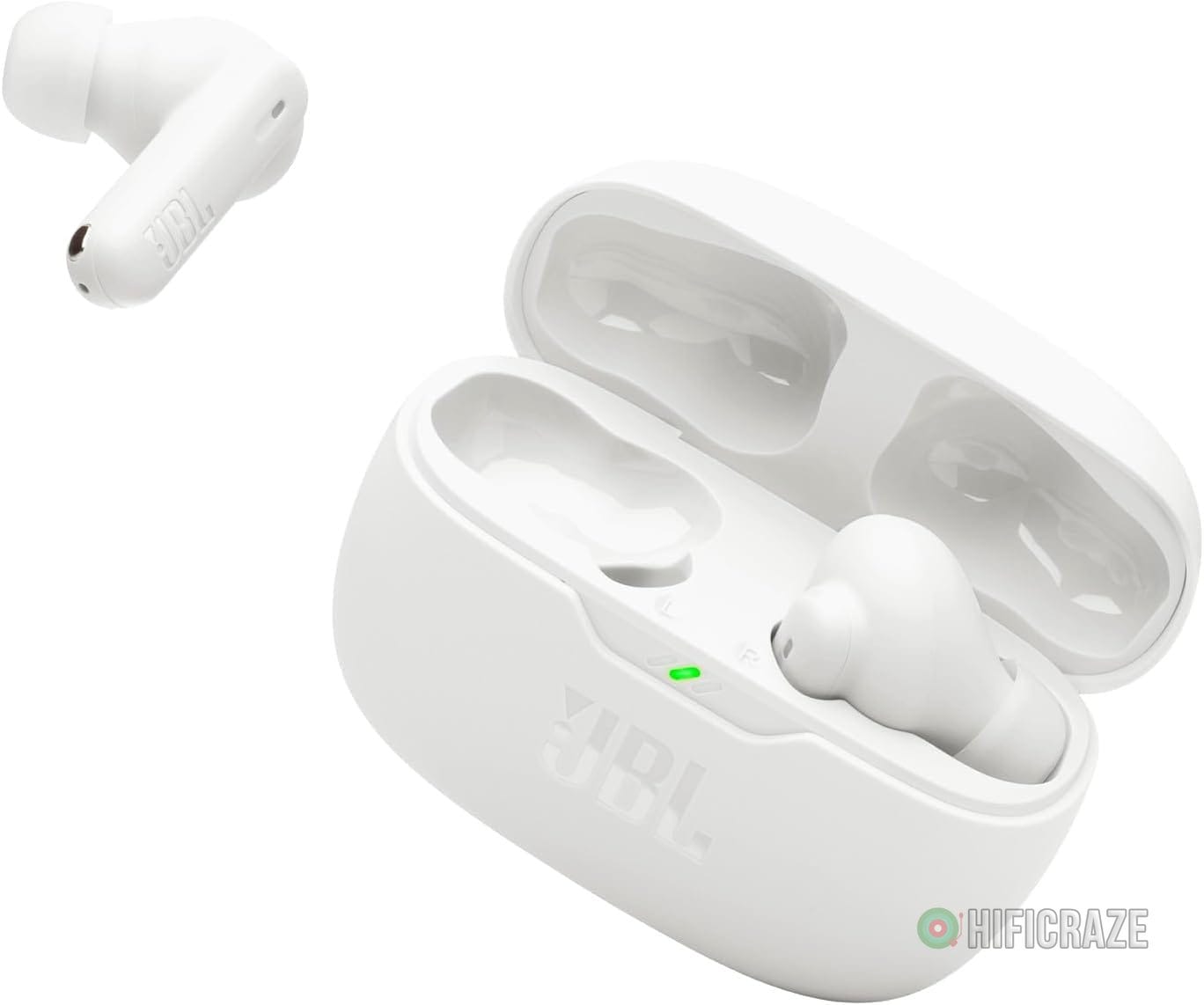 JBL Vibe Beam 2 - True Wireless Noise Cancelling Earbuds Pure Bass Sound & Smart Ambient Technology, 4mics for Crisp, Clear Calls, up to 40Hrs of Playback, IP54 Dust & Water Resistant (White) 1 JBL Vibe Beam 2 - True Wireless Noise Cancelling Earbuds Pure Bass Sound & Smart Ambient Technology, 4mics for Crisp, Clear Calls, up to 40Hrs of Playback, IP54 Dust & Water Resistant (White)