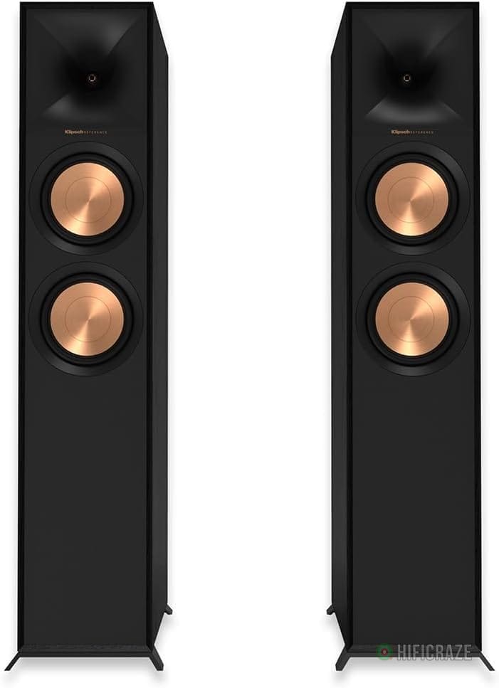 Klipsch Reference R-605FA Dual 6.5″ 400W 2-Way Dolby Atmos Floorstanding Speaker, Pair