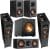 Klipsch Reference Series 5.1 Home Theater Pack with 2X R-625FA Floorstanding Speakers, R-52C Center Channel Speaker, 2X R-41M Bookshelf Speakers (Speaker System + Subwoofer)