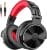 OneOdio Wired Over Ear Headphones Studio Monitor & Mixing DJ Stereo Headsets with 50mm Neodymium Drivers and 1/4 to 3.5mm Jack for AMP Computer Recording Podcast Keyboard Guitar Laptop – Red