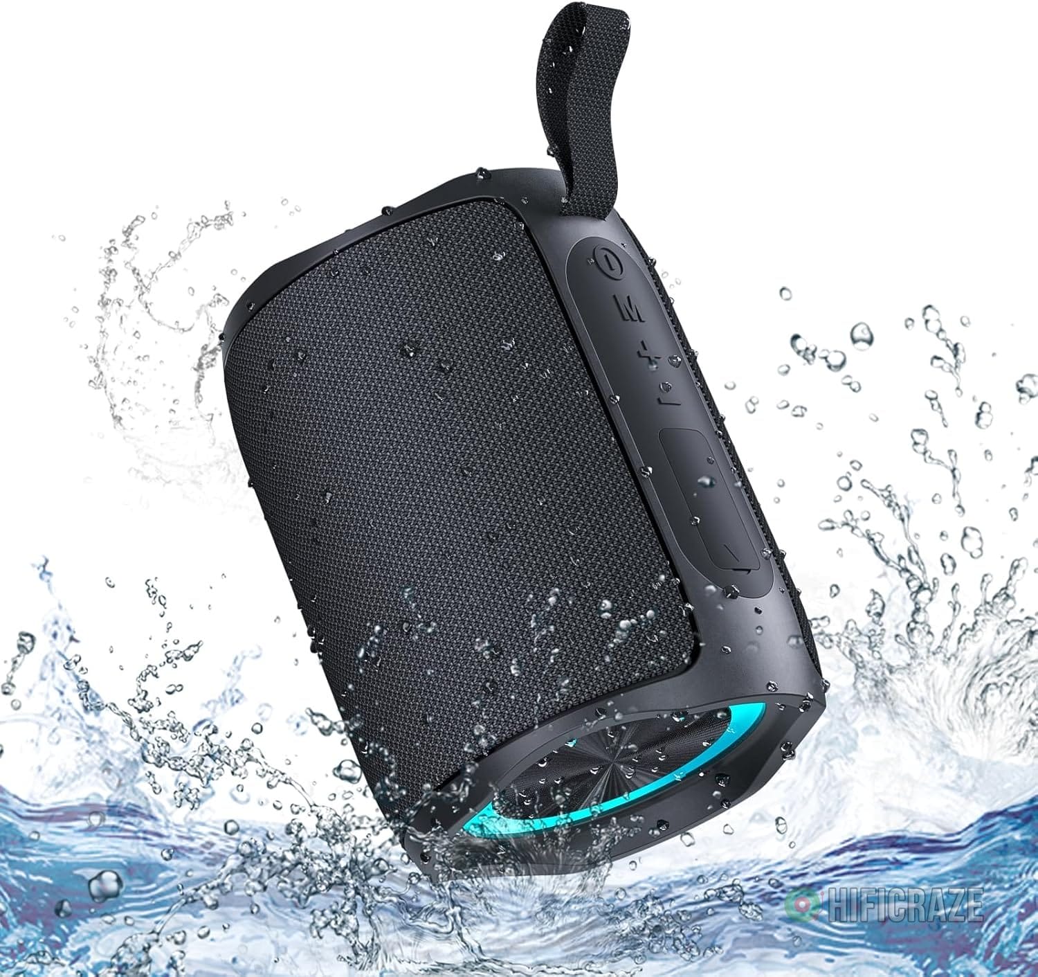 Speaker, Portable Wireless Speaker Waterproof IPX5 Bluetooth 5.3 Speakers Loud Stereo Sound with LED Light TWS Speakers Suitable for Travel, Home and Outdoor Travel, Black(06A) 1 Speaker, Portable Wireless Speaker Waterproof IPX5 Bluetooth 5.3 Speakers Loud Stereo Sound with LED Light TWS Speakers Suitable for Travel, Home and Outdoor Travel, Black(06A)