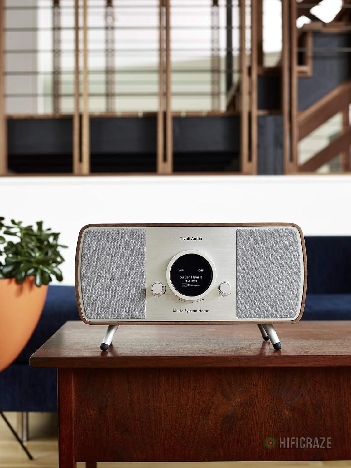 Tivoli Audio Music System Home Gen 2 Wi-Fi/AM/FM/Bluetooth Hi-Fi System (Walnut/Grey) 2 Tivoli Audio Music System Home Gen 2 Wi-Fi/AM/FM/Bluetooth Hi-Fi System (Walnut/Grey) - Image 2