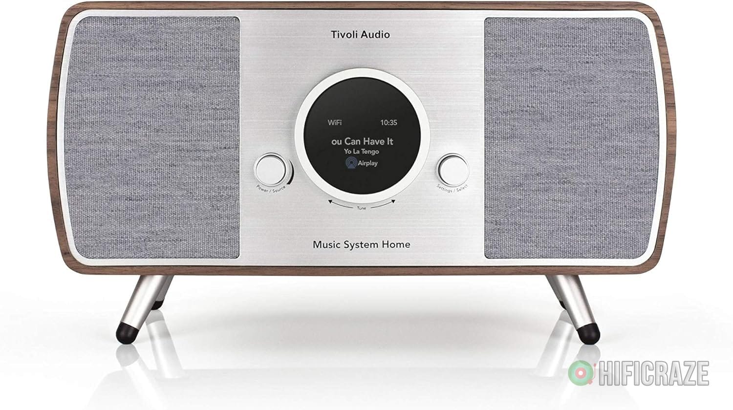 Tivoli Audio Music System Home Gen 2 Wi-Fi/AM/FM/Bluetooth Hi-Fi System (Walnut/Grey) 1 Tivoli Audio Music System Home Gen 2 Wi-Fi/AM/FM/Bluetooth Hi-Fi System (Walnut/Grey)