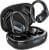 Wireless Earbuds, Sports Bluetooth Headphones, 80Hrs Playtime Ear Buds with LED Power Display, Noise Canceling Headset, IPX7 Waterproof Earphones for Workout/Running (Black)