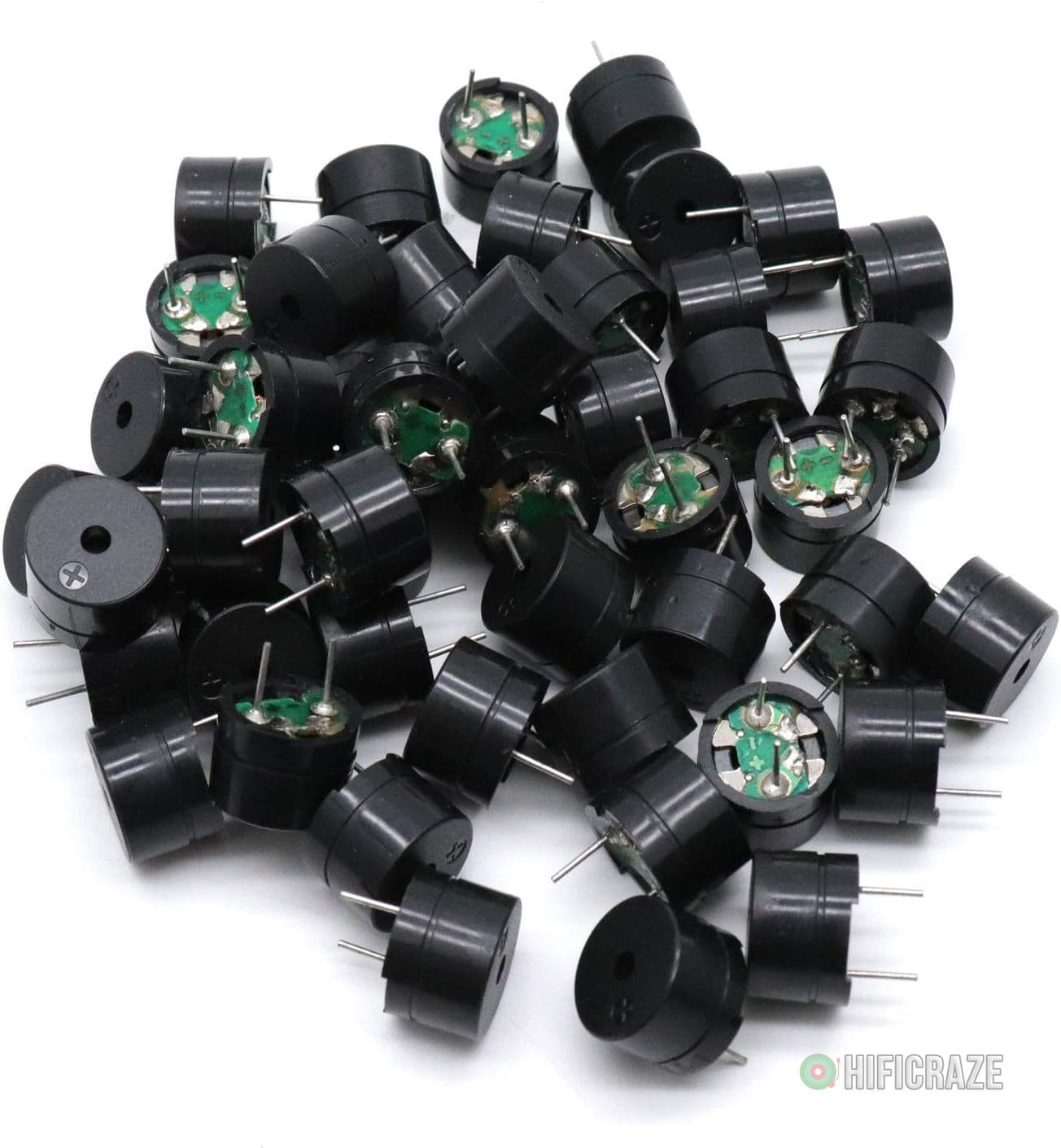Xiaoyztan 50 Pcs 160Ohm Passive Electronic Buzzers 3-5V DC 2-Terminal Mini Loudspeakers for Small Household Applicances 1 Xiaoyztan 50 Pcs 160Ohm Passive Electronic Buzzers 3-5V DC 2-Terminal Mini Loudspeakers for Small Household Applicances