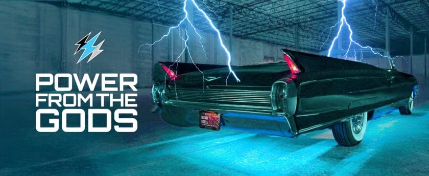 Hifonics Pair of 12 Inch Subwoofers, 800 Watt Max 400 Watt RMS Car & Powersports Speaker, HFX12D4 14 A majestic depiction of energy radiating from celestial beings, symbolizing the power of the gods.