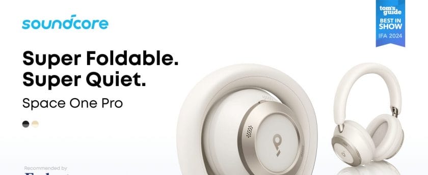 Soundcore Space One Pro, FlexiCurve Over-Ear Headphone, Adaptive Active Noise Cancelling Headphones Driven by 6 Mics, 60H Lossless Audio, Ultra-Fast Charging, Hi-Res Wireless, Comfortable Fit 7 soundcore space one pro