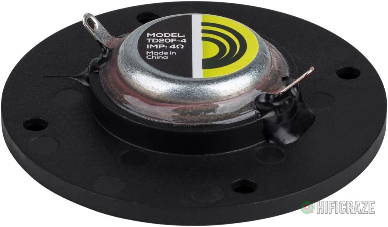 Dayton Audio TD20F-4 3/4" Soft Dome Neodymium Tweeter 4 Ohm 2 Dayton Audio TD20F-4 3/4" Soft Dome Neodymium Tweeter 4 Ohm - Image 2