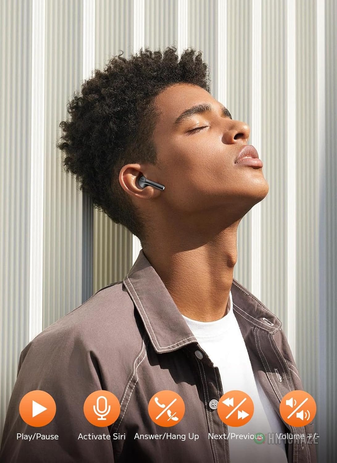 Wireless Earbuds, ANC/ENC Noise Cancelling Ear Buds with Smart Touchscreen Case, 48H Playtime for Sports & Working, Bass Stereo Sound, Bluetooth 5.4 Headphones for iPhone/Android 8 Wireless Earbuds, ANC/ENC Noise Cancelling Ear Buds with Smart Touchscreen Case, 48H Playtime for Sports & Working, Bass Stereo Sound, Bluetooth 5.4 Headphones for iPhone/Android - Image 8