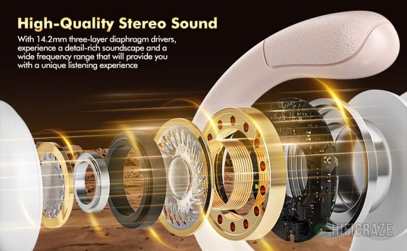 headphone with high-quality stereo sound