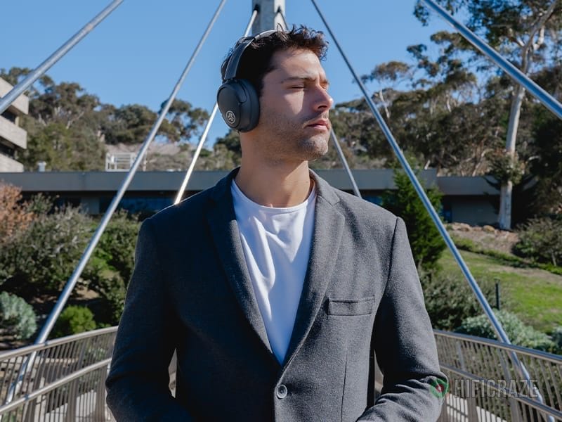 JLab JBuds Lux ANC Wireless Headphones, Cloud White, Hybrid Active Noise Cancelling, Customizable Sound, Spatial Audio Compatible, Premium Over-Ear Bluetooth Headset 9 Lab Quality Sound