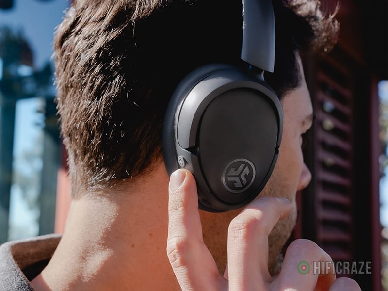 JLab JBuds Lux ANC Wireless Headphones, Cloud White, Hybrid Active Noise Cancelling, Customizable Sound, Spatial Audio Compatible, Premium Over-Ear Bluetooth Headset 14 find my