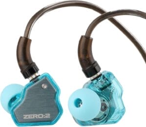 Linsoul 7Hz x Crinacle Zero:2 in Ear Monitor, Updated 10mm Dynamic Driver IEM, Wired Earbuds Earphones, Gaming Earbuds, with OFC IEM Cable for Musician (Without MIC, Blue)