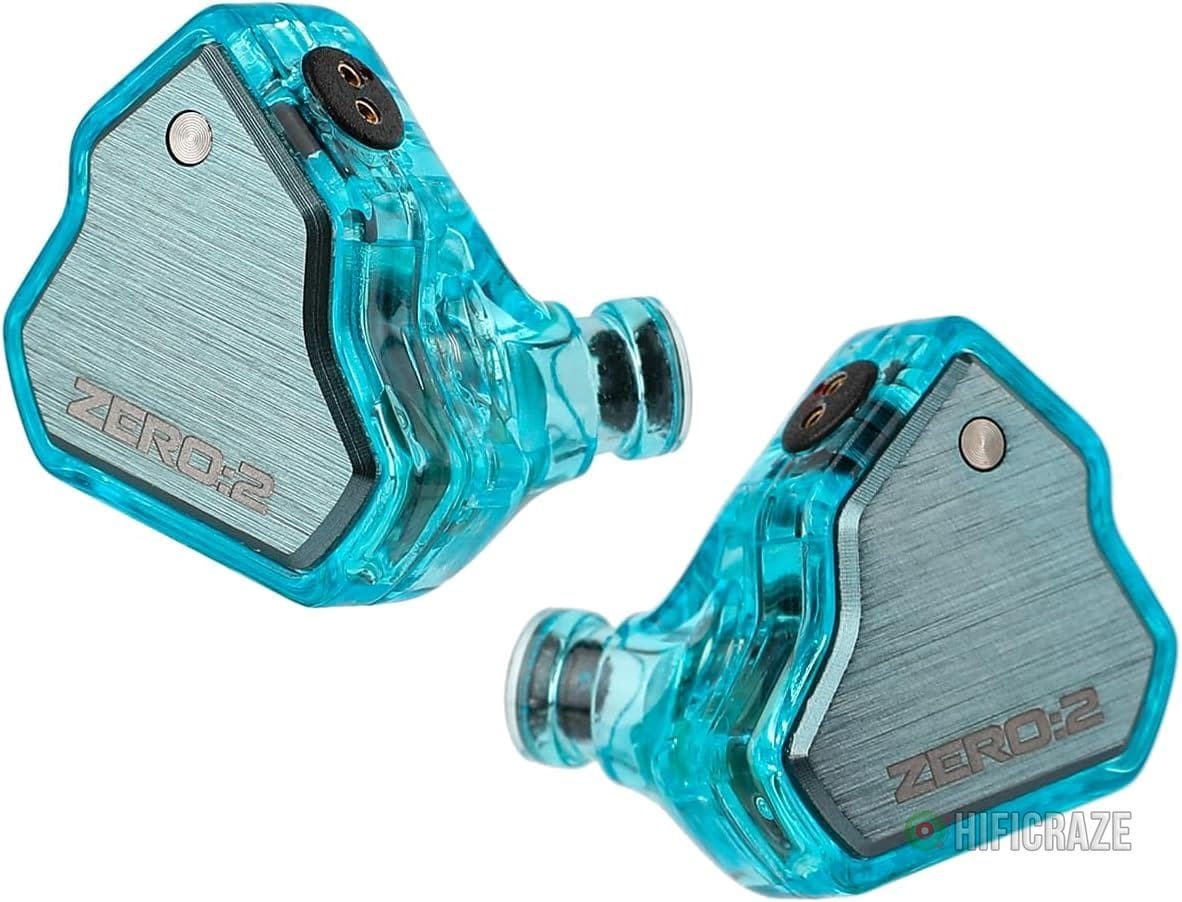 Linsoul 7Hz x Crinacle Zero:2 in Ear Monitor, Updated 10mm Dynamic Driver IEM, Wired Earbuds Earphones, Gaming Earbuds, with OFC IEM Cable for Musician (Without MIC, Blue) 2 Linsoul 7Hz x Crinacle Zero:2 in Ear Monitor, Updated 10mm Dynamic Driver IEM, Wired Earbuds Earphones, Gaming Earbuds, with OFC IEM Cable for Musician (Without MIC, Blue) - Image 2