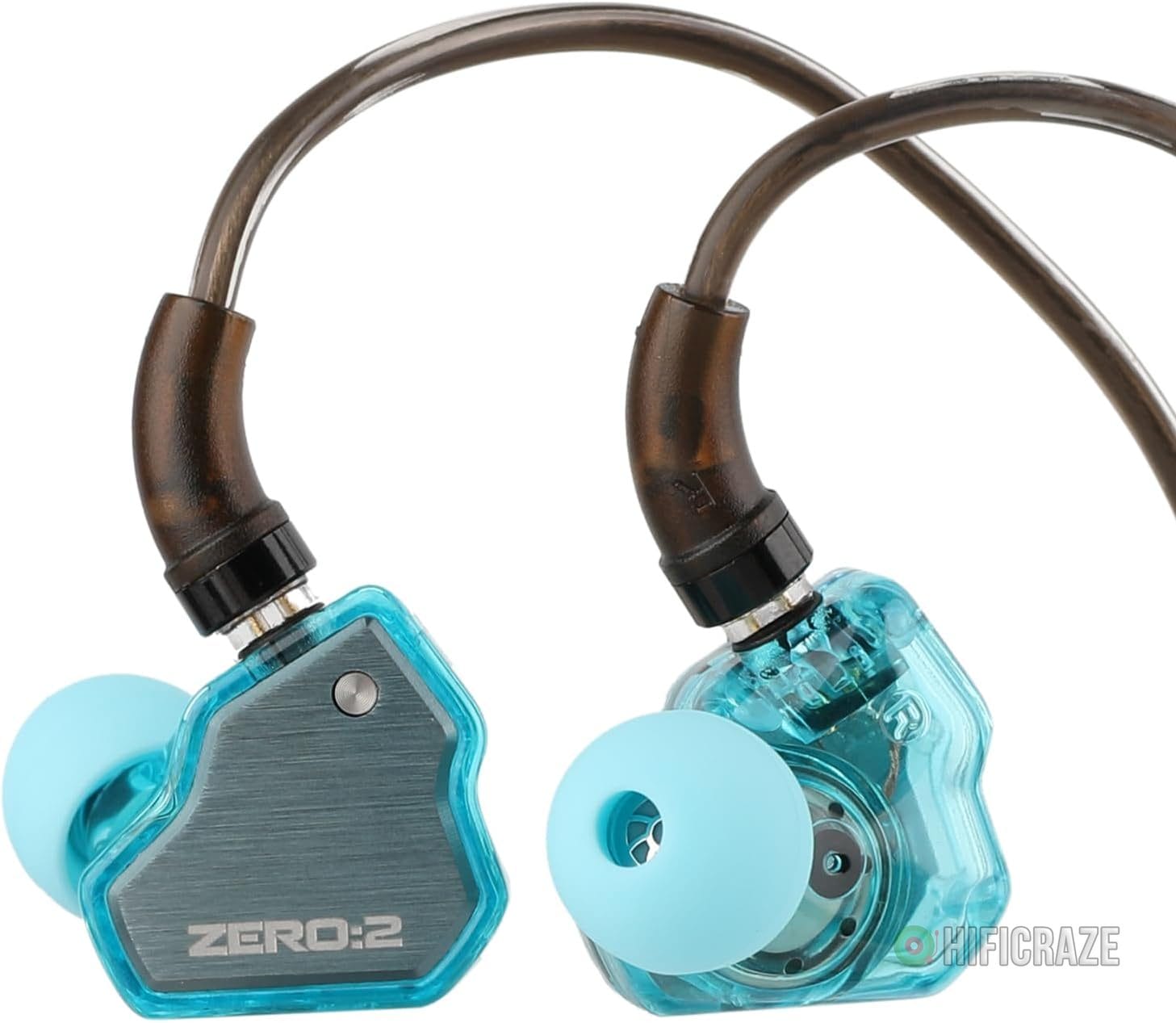 Linsoul 7Hz x Crinacle Zero:2 in Ear Monitor, Updated 10mm Dynamic Driver IEM, Wired Earbuds Earphones, Gaming Earbuds, with OFC IEM Cable for Musician (Without MIC, Blue) 1 Linsoul 7Hz x Crinacle Zero:2 in Ear Monitor, Updated 10mm Dynamic Driver IEM, Wired Earbuds Earphones, Gaming Earbuds, with OFC IEM Cable for Musician (Without MIC, Blue)