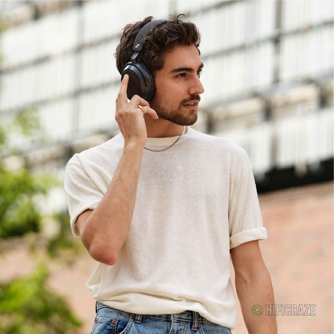 Sennheiser MOMENTUM 4 Wireless Headphones - Bluetooth Headset for Crystal-Clear Calls with Adaptive Noise Cancellation, 60h Battery Life, Lightweight Folding Design, Black 2 Sennheiser MOMENTUM 4 Wireless Headphones - Bluetooth Headset for Crystal-Clear Calls with Adaptive Noise Cancellation, 60h Battery Life, Lightweight Folding Design, Black - Image 2