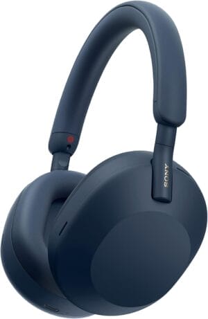 Sony WH-1000XM5 Premium Noise Canceling Headphones, Auto NC Optimizer, 30-Hour Battery, Alexa Voice Control, Midnight Blue