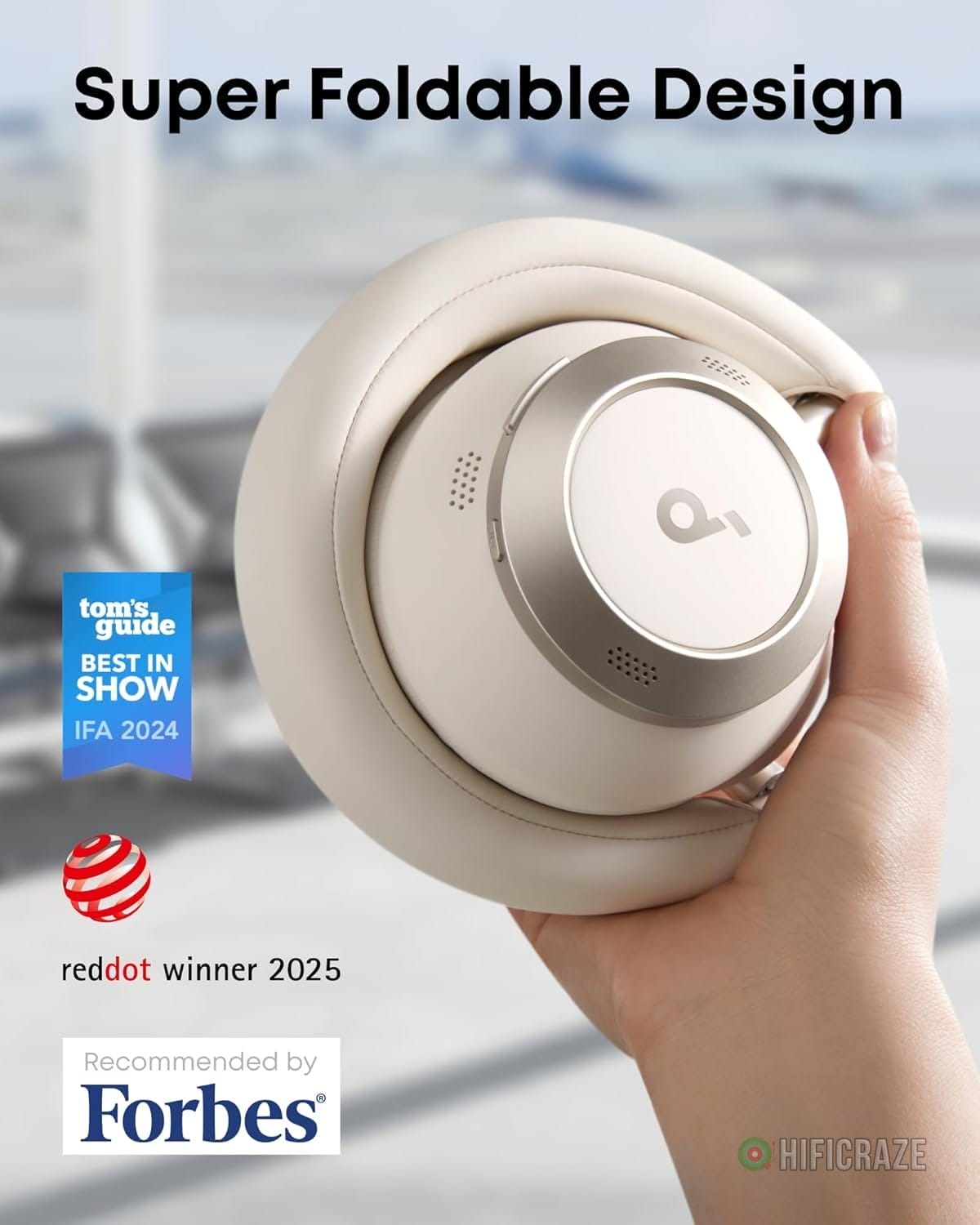 Soundcore Space One Pro, FlexiCurve Over-Ear Headphone, Adaptive Active Noise Cancelling Headphones Driven by 6 Mics, 60H Lossless Audio, Ultra-Fast Charging, Hi-Res Wireless, Comfortable Fit 2 Soundcore Space One Pro, FlexiCurve Over-Ear Headphone, Adaptive Active Noise Cancelling Headphones Driven by 6 Mics, 60H Lossless Audio, Ultra-Fast Charging, Hi-Res Wireless, Comfortable Fit - Image 2