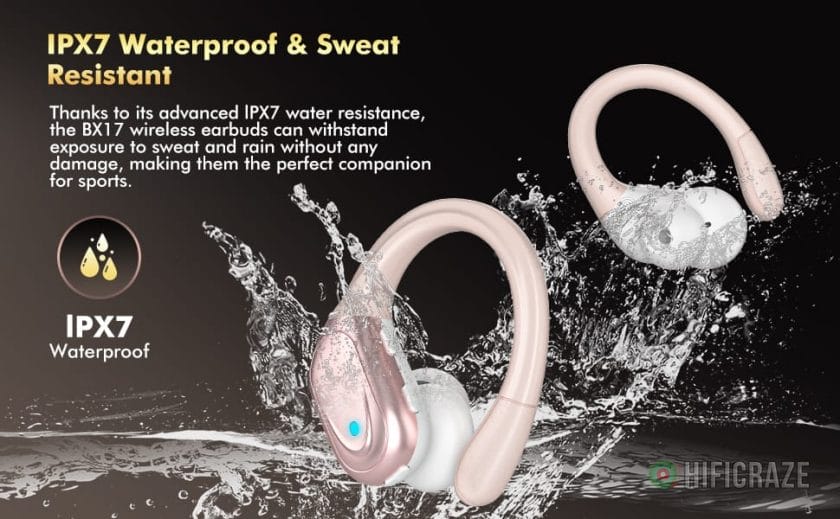ear buds with IPX7 waterproof